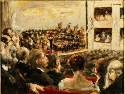 At the Concert by Max Liebermann